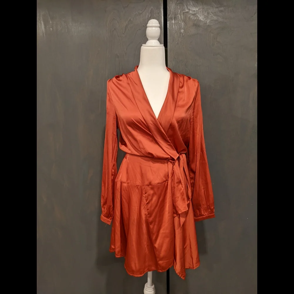 Satin Dress - Picture 3 of 4